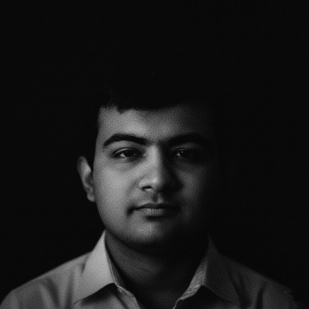 A vector portrait of Parth Dande